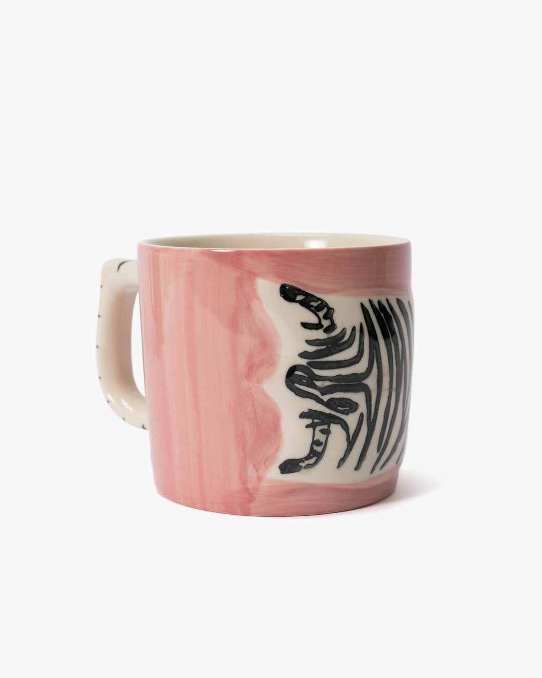 Mug, Bisque, Momonga Series, Zebra