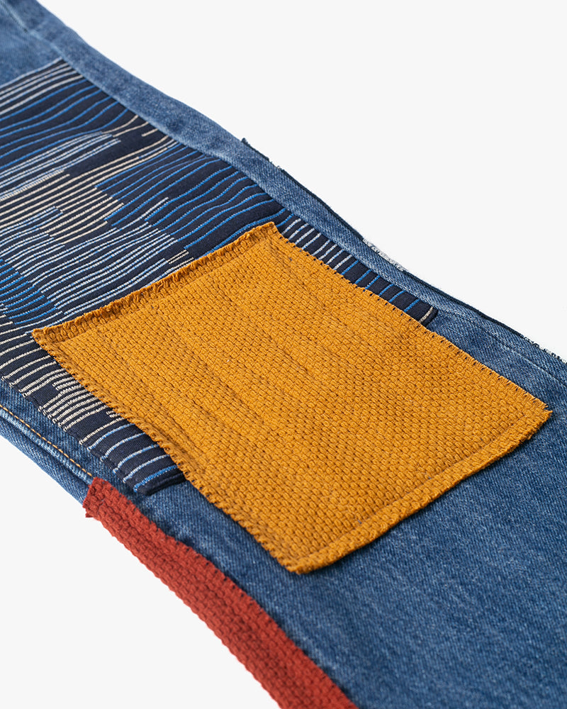 Kiriko Custom Patched Denim Jeans, Levi&
