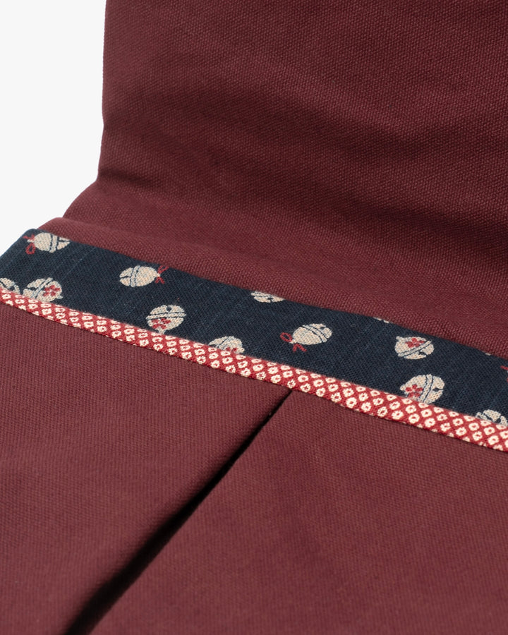 Kiriko Original iPad Cover, Suzu with Solid Burgundy
