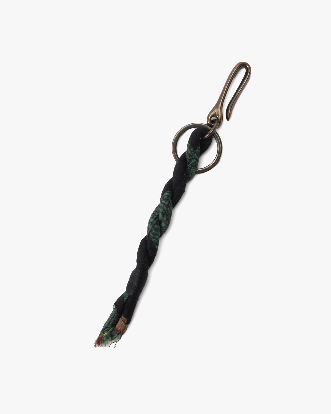 Boet x Kiriko Keychain, Boro, Black and Green Plaid