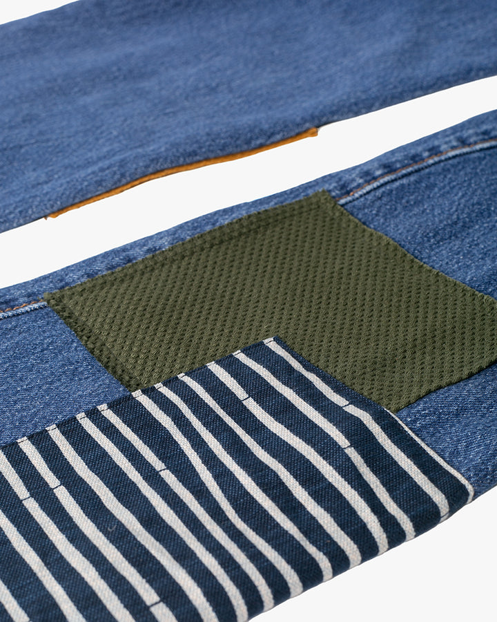 Kiriko Custom Patched Denim Jeans, Levi&