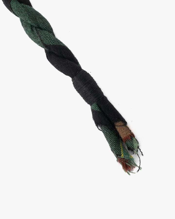 Boet x Kiriko Keychain, Boro, Black and Green Plaid