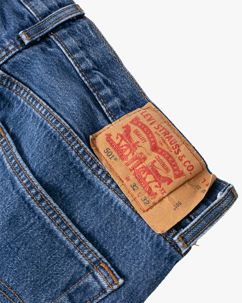 Kiriko Custom Patched Denim Jeans, Levi&