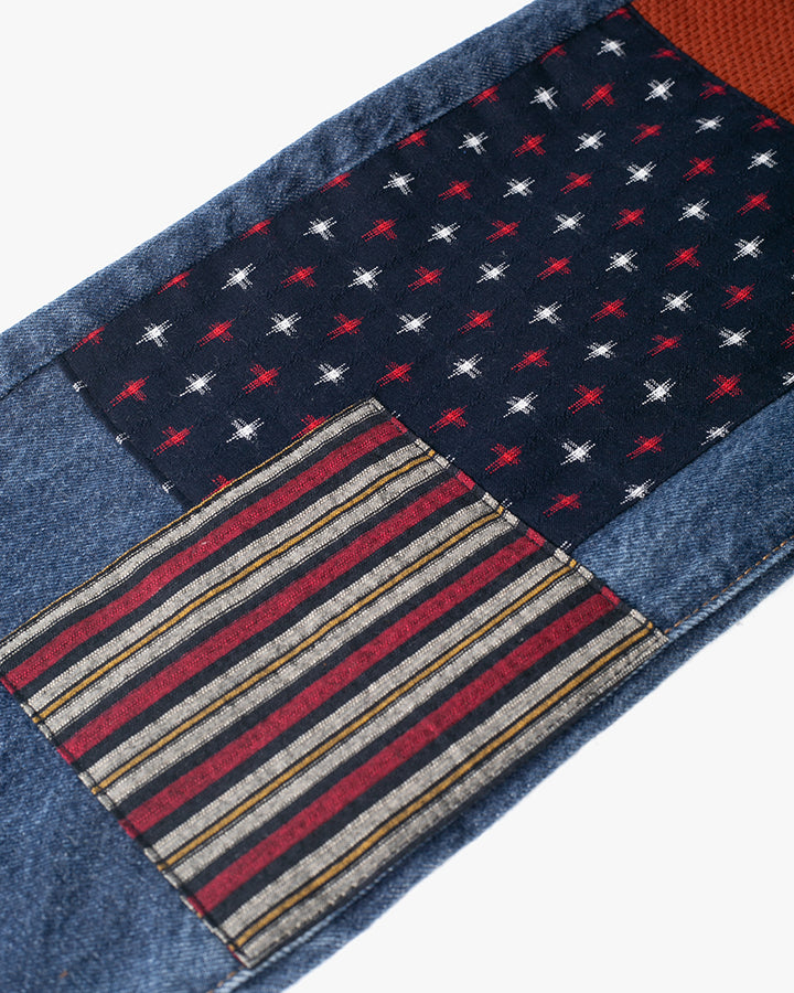 Kiriko Custom Patched Denim Jeans, Levi&