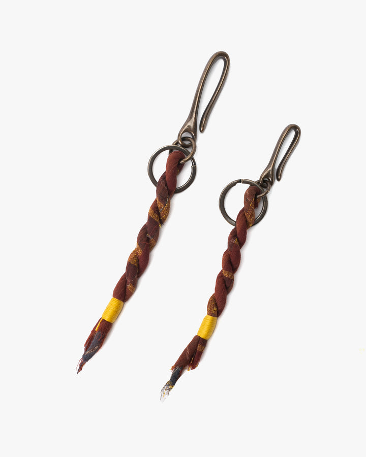 Boet x Kiriko Keychain, Boro, Terracotta with Yellow