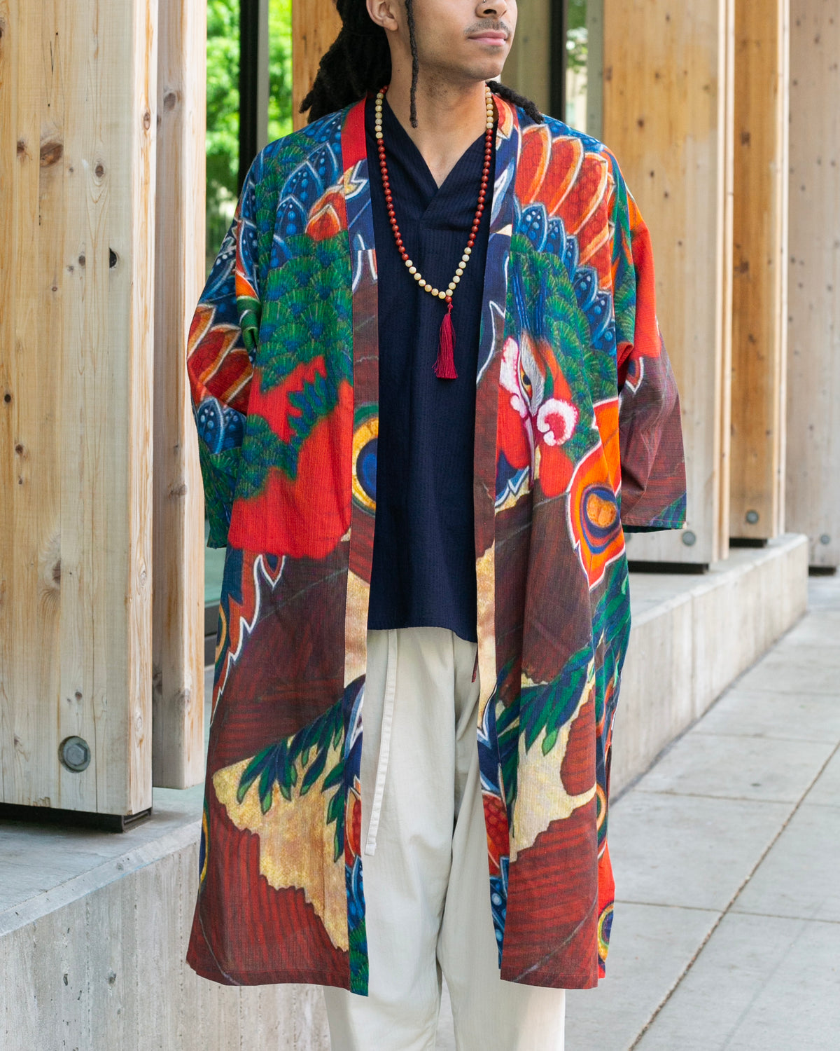 Wa-Modern, Haori, Robe, Houou, Men's