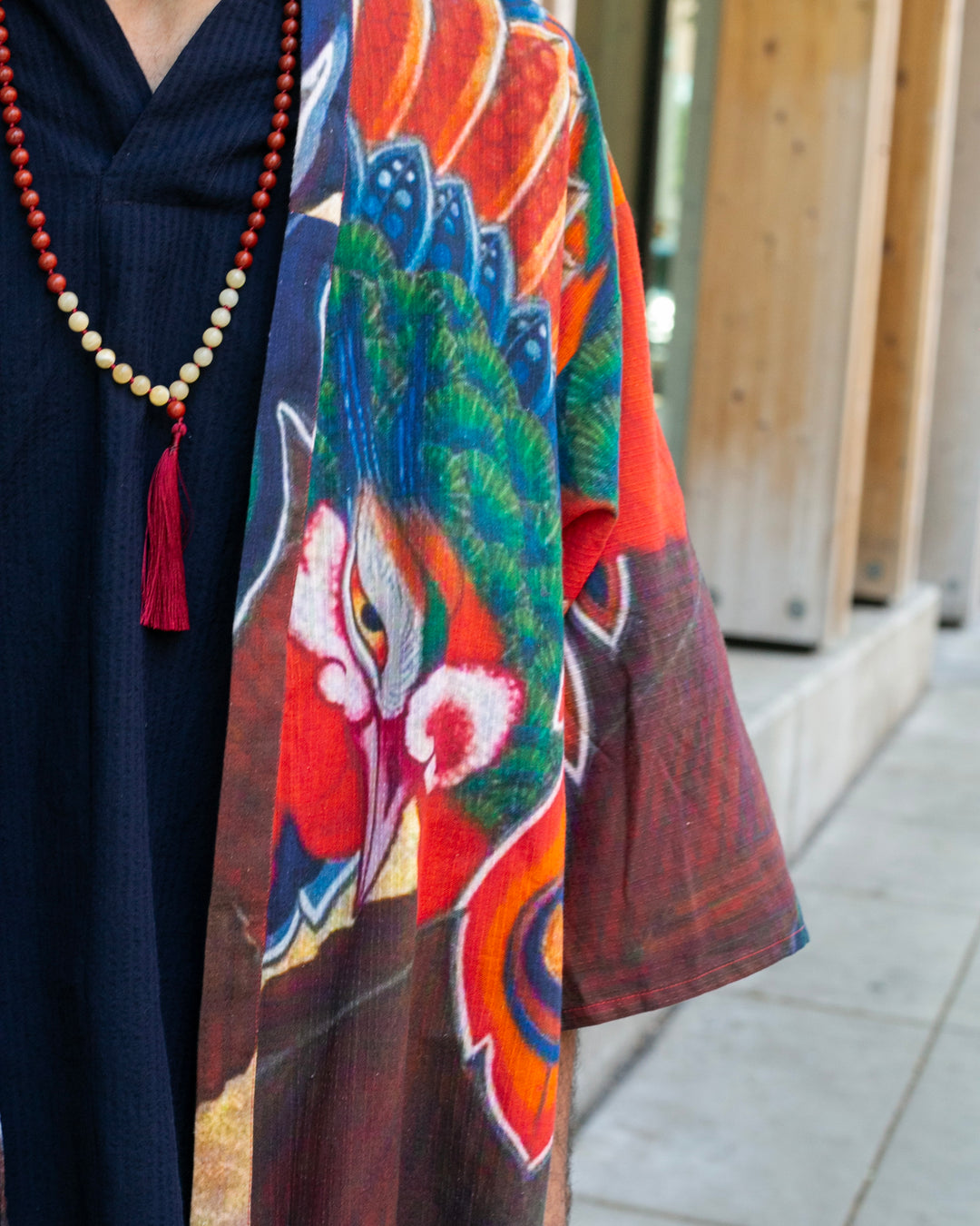 Wa-Modern, Haori, Robe, Houou, Men&