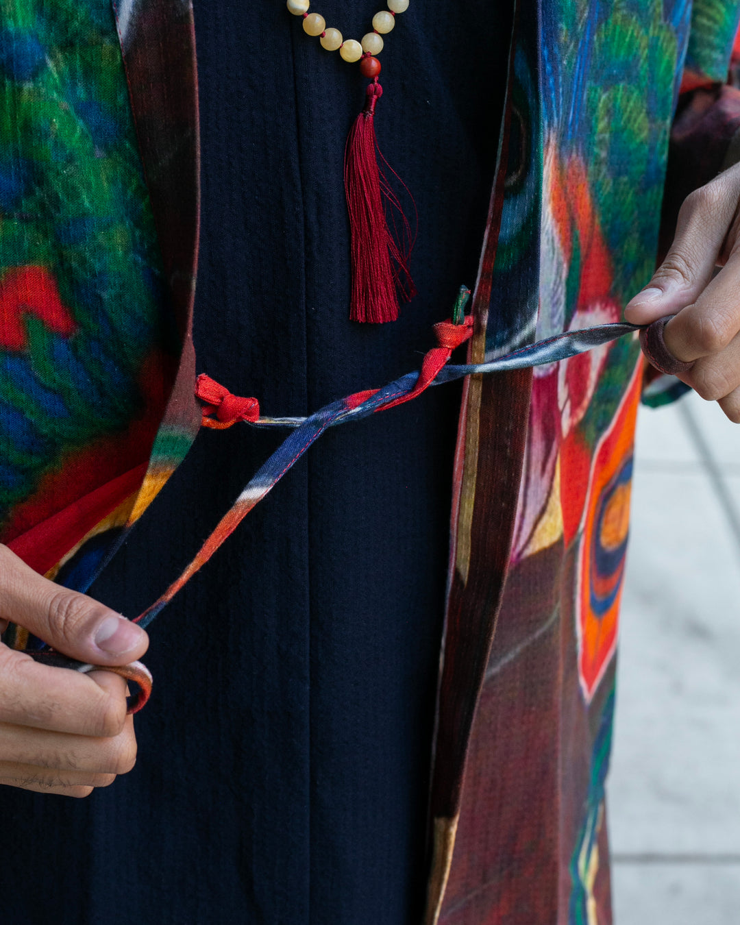Wa-Modern, Haori, Robe, Houou, Men&