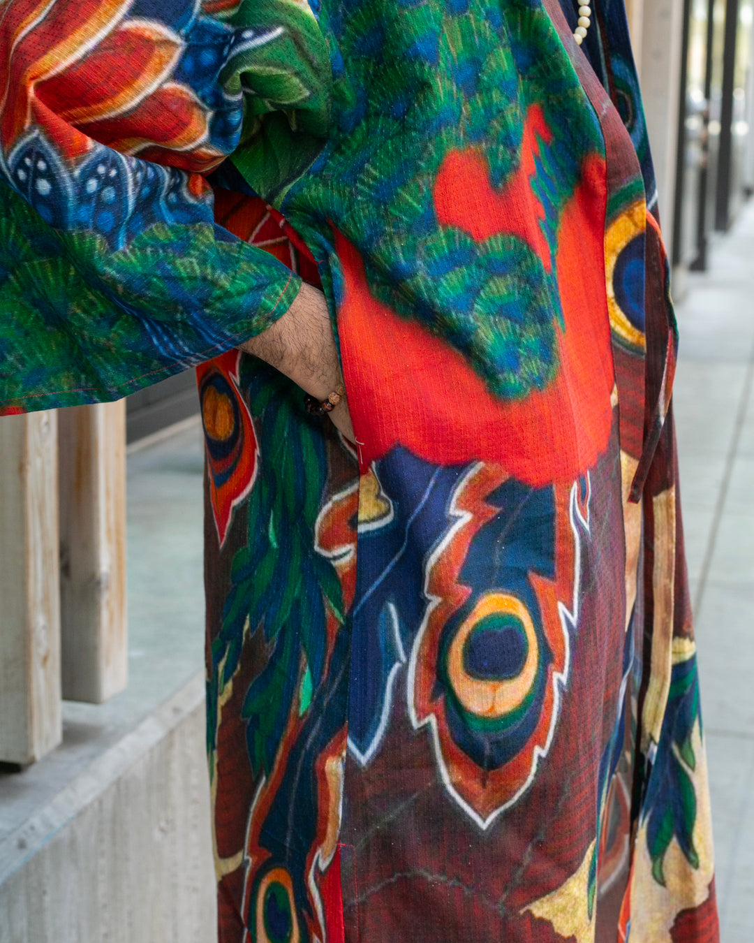 Wa-Modern, Haori, Robe, Houou, Men&