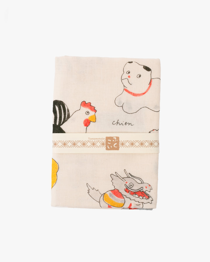 Tenugui, Double Gauze, Fukukoi, Zodiac