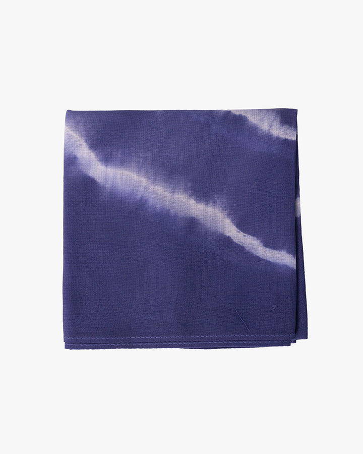 Japanese Handkerchief, Blue and White Tie Dye