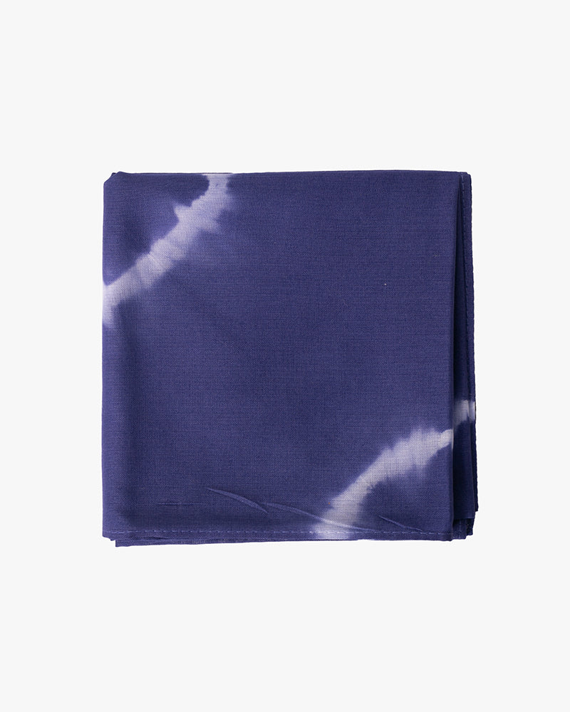 Japanese Handkerchief, Blue and White Tie Dye