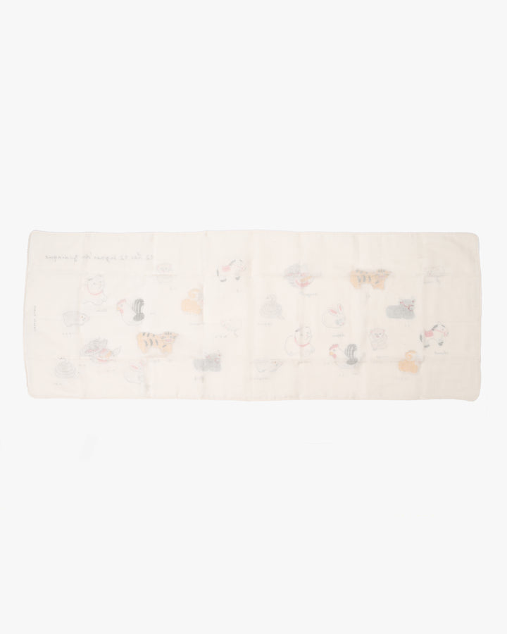 Tenugui, Double Gauze, Fukukoi, Zodiac
