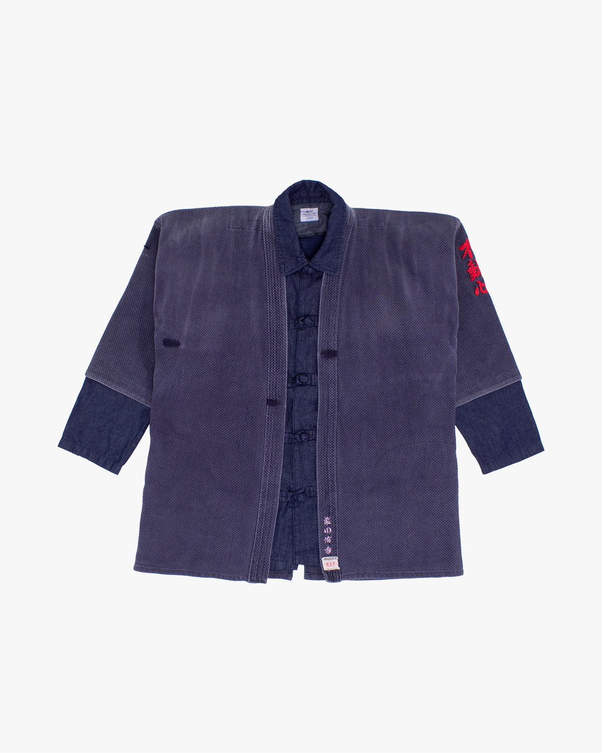 Kiriko Custom Kendo X Lightweight Denim Mandarin Jacket, M, Coen