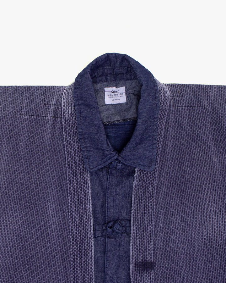Kiriko Custom Kendo X Lightweight Denim Mandarin Jacket, M, Coen