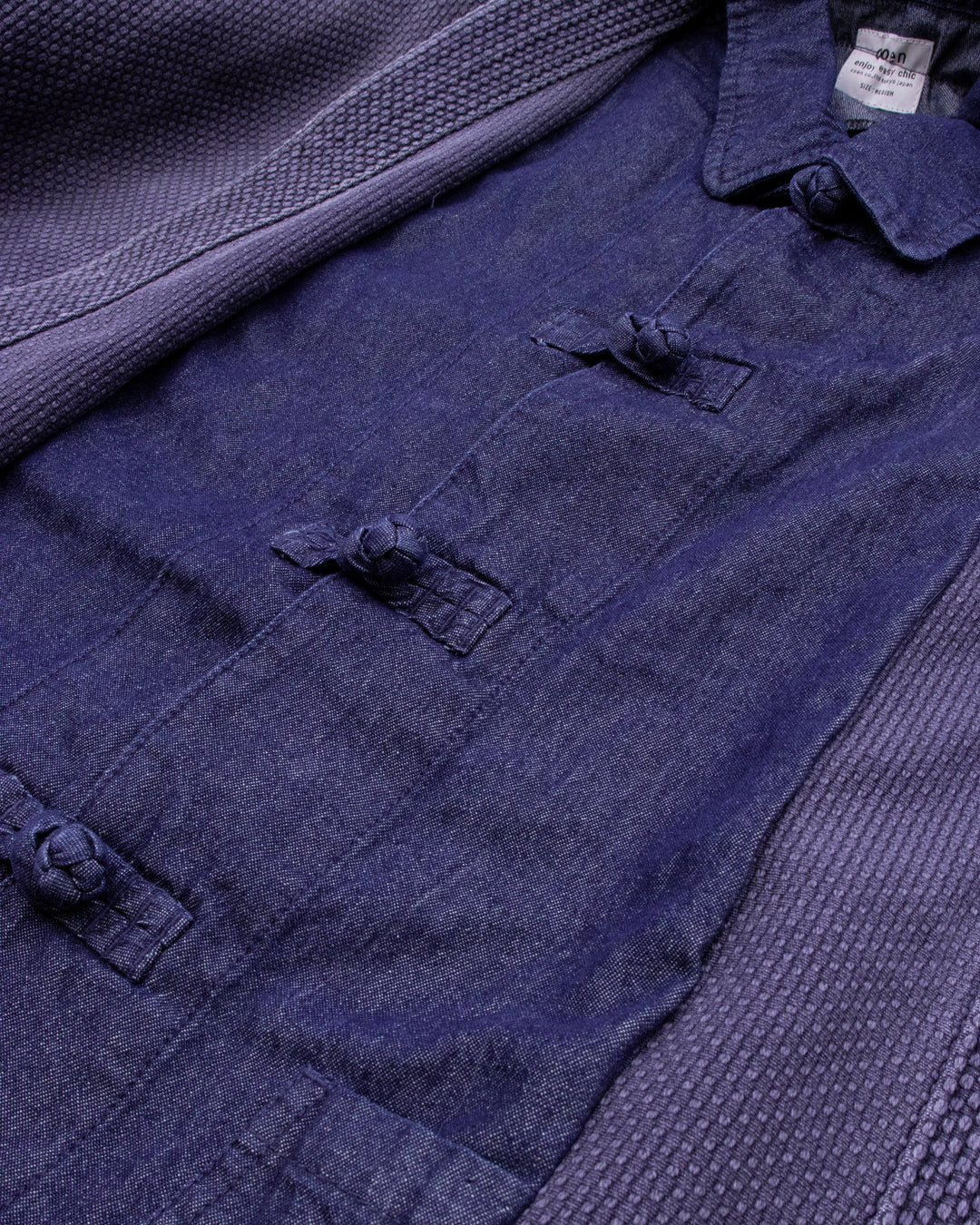 Kiriko Custom Kendo X Lightweight Denim Mandarin Jacket, M, Coen