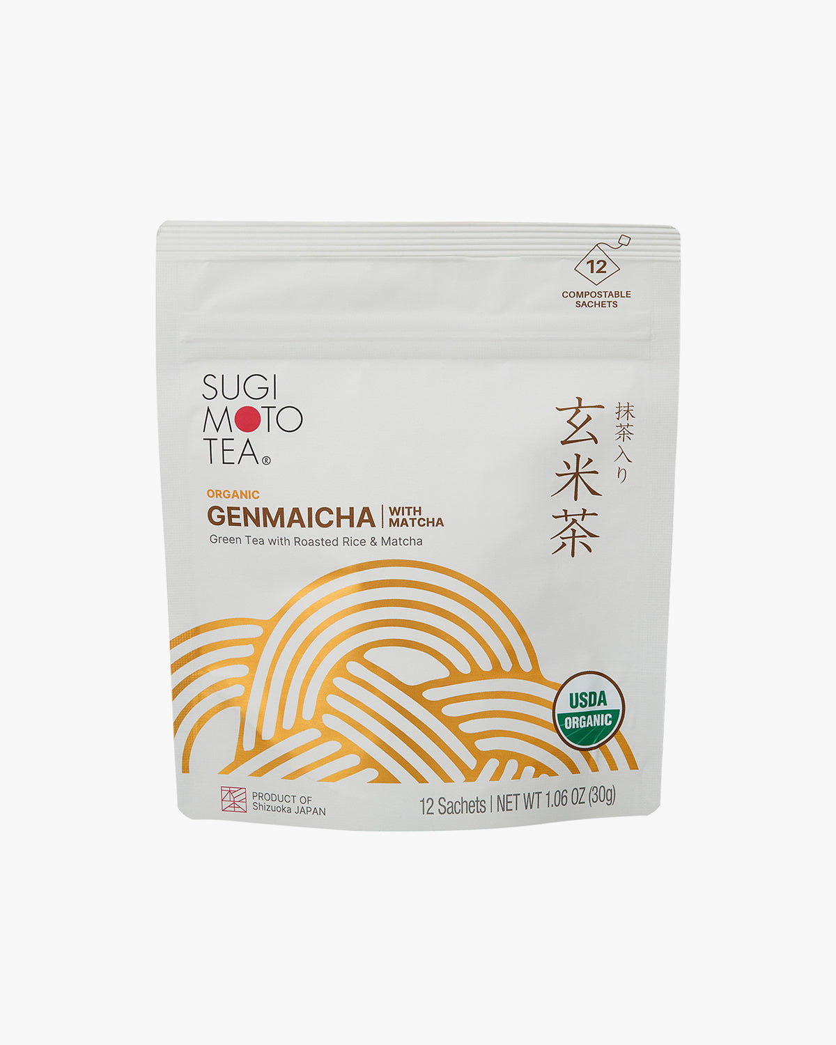 Sugimoto, Matcha Genmaicha Tea Bags (12 ct)