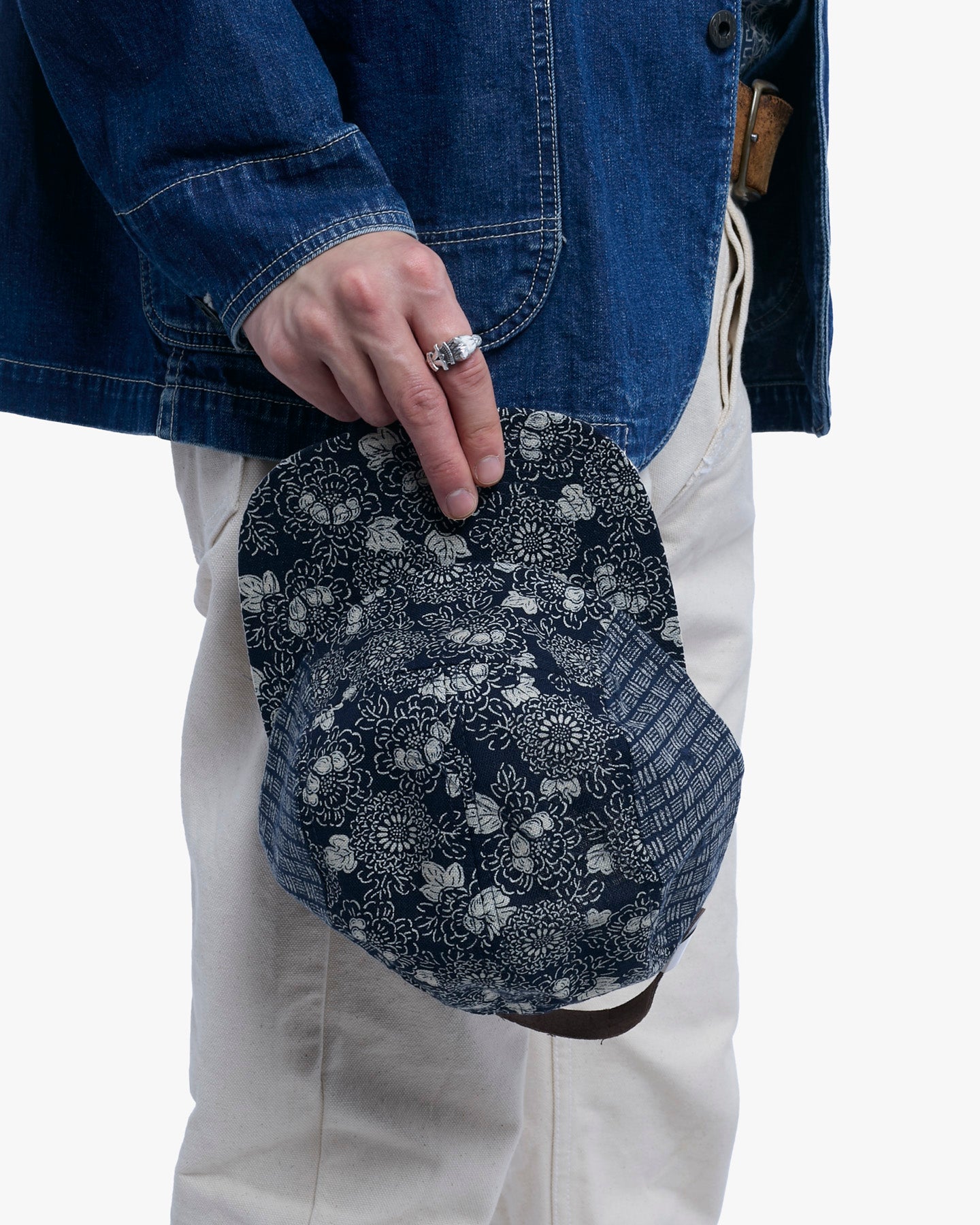 Kiriko Original Cap, Two Tone, Chrysanthemum, Peony and Basket Weave
