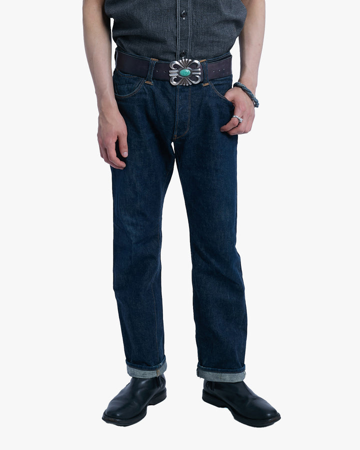 Japanese Repro Denim Jeans, 32, Stevenson Overall Co, Medium Wash Blue