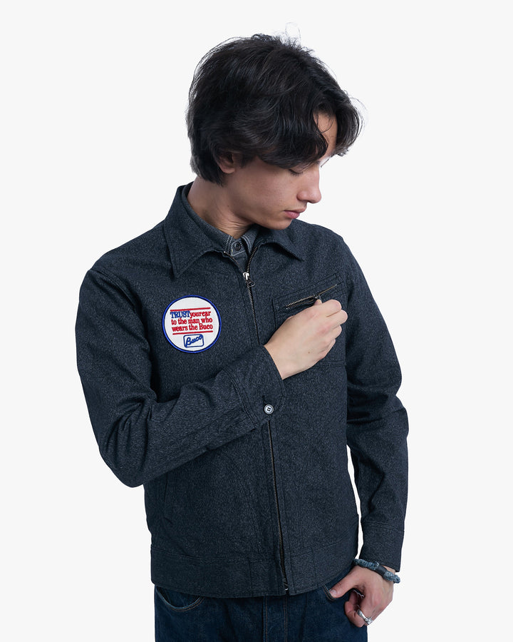 Japanese Repro Jacket, M, Joe McCoy, Grey Buco