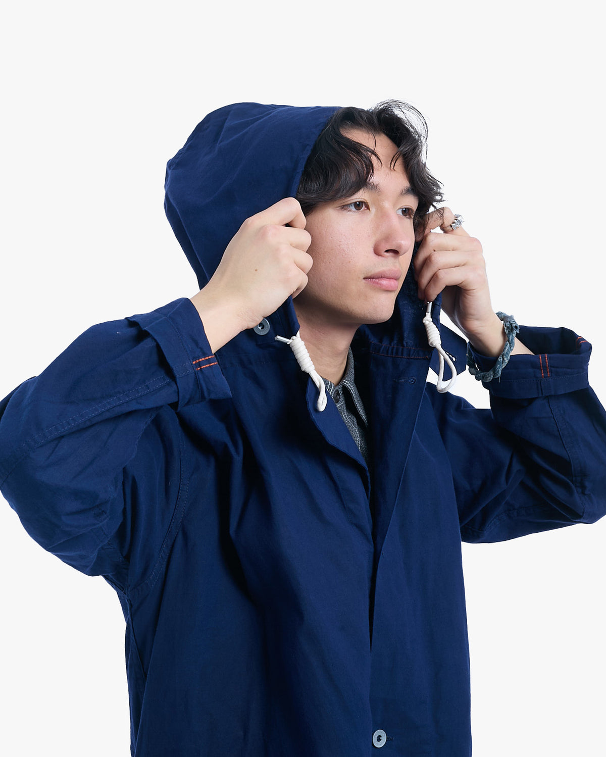 Japanese Repro Coat, XL, Nigel Cabourn, Navy with Hood