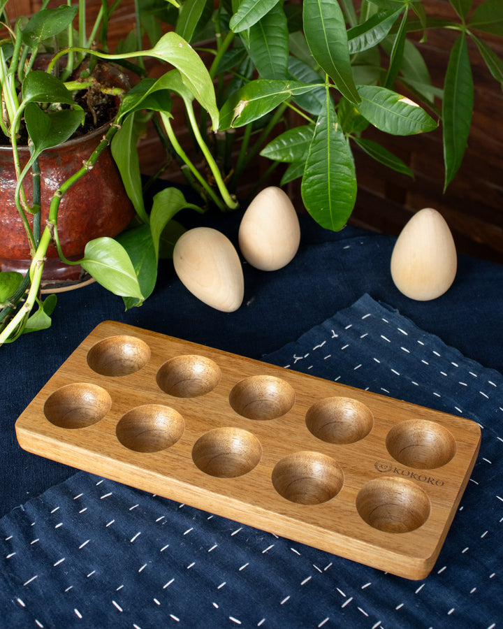 Kokoro Original Wooden Egg Holder