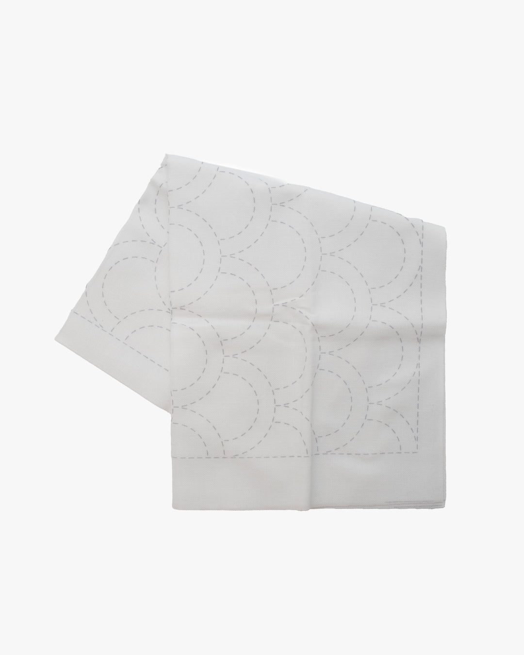 Olympus, Hana-Fukin Sashiko Sampler, Seigaiha, White