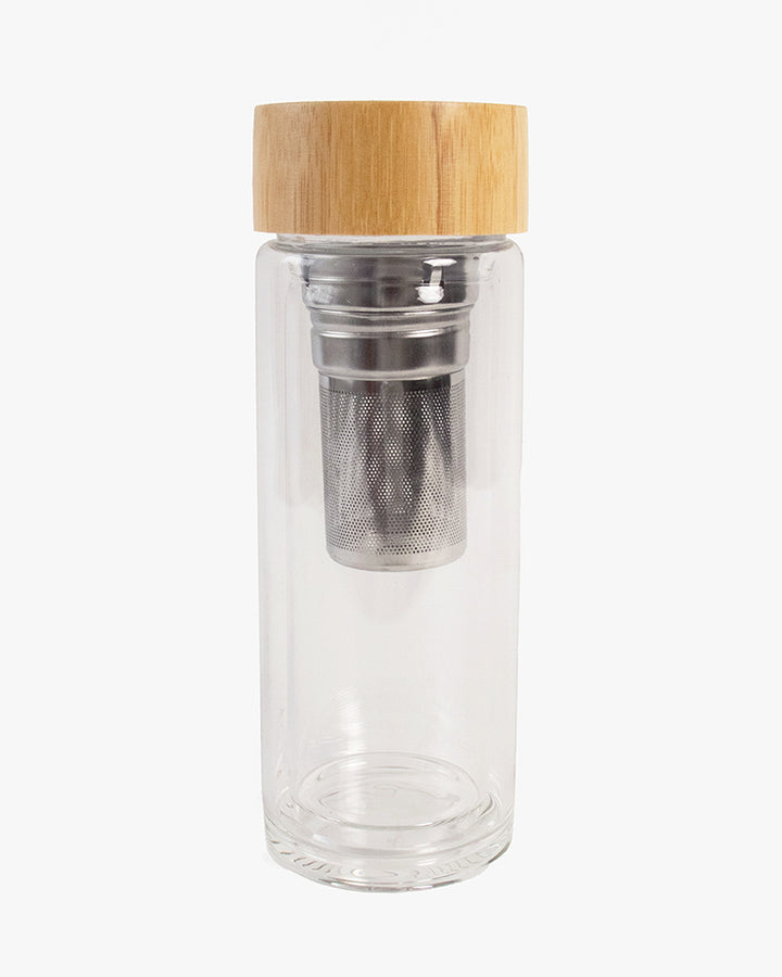 Kokoro Original Glass Bottle and Tea Infuser