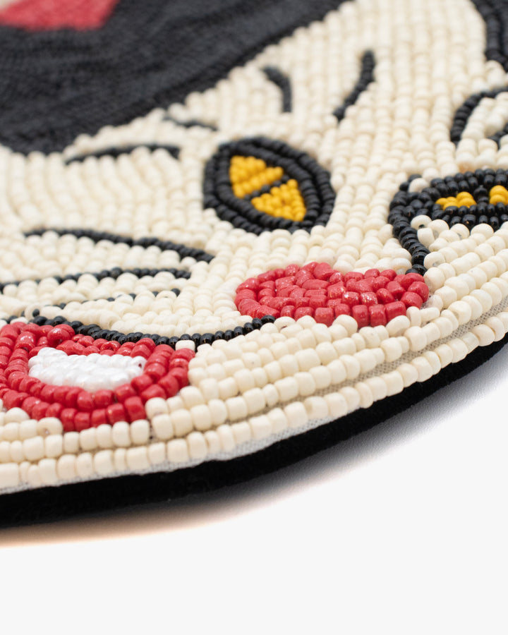 Beaded Coin Pouch, Neko