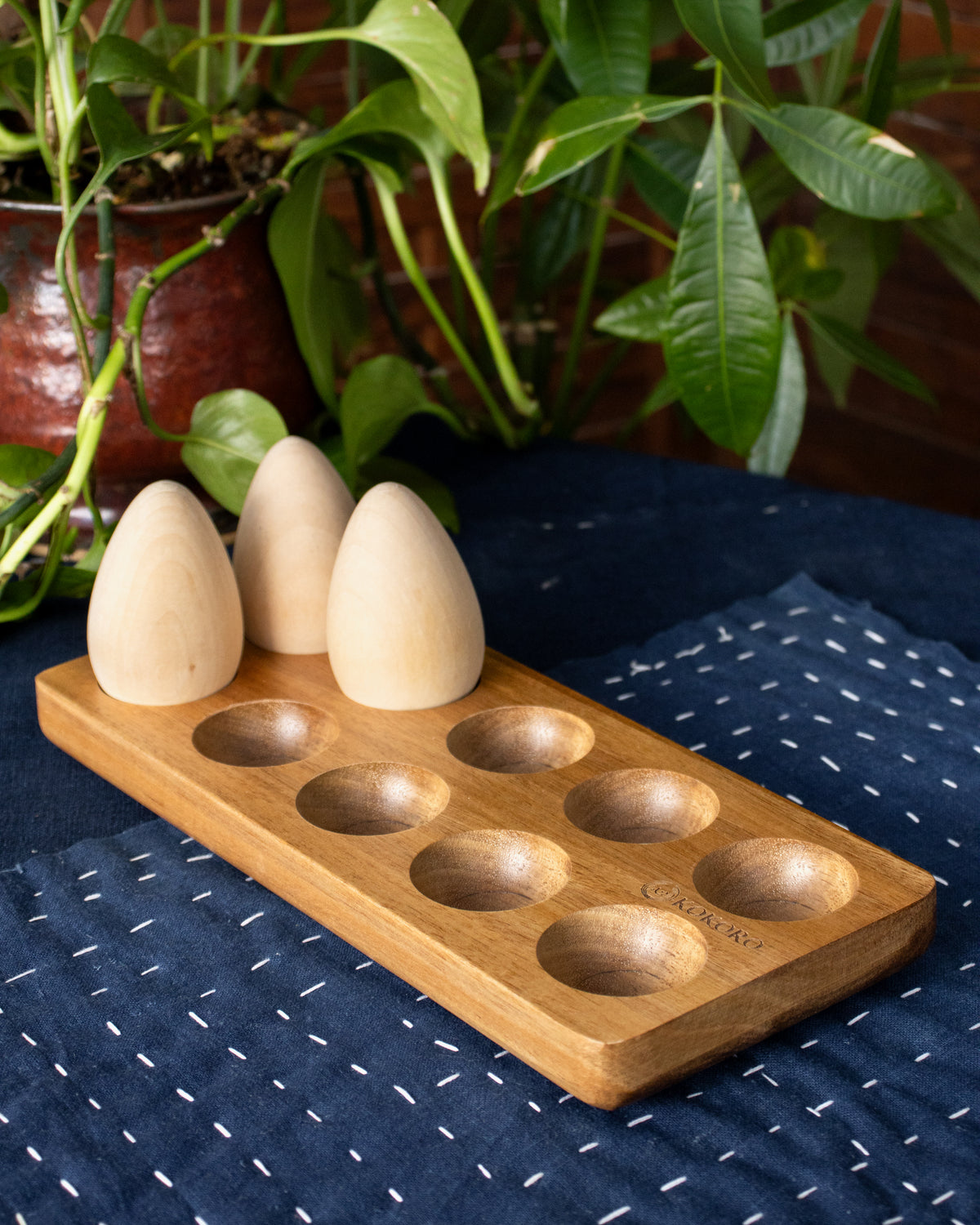 Kokoro Original Wooden Egg Holder