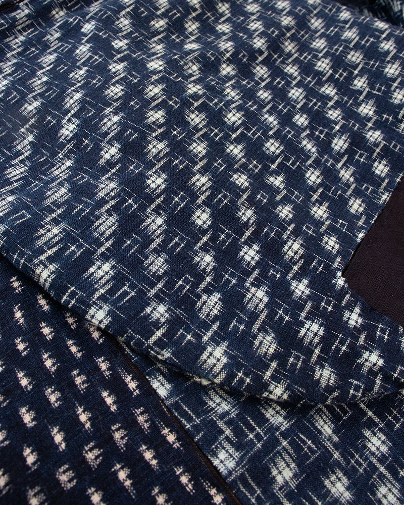 Vintage Noragi Jacket, Indigo Multi Patchwork