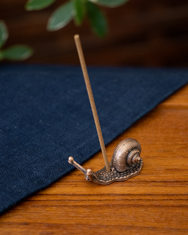 Snail Mini Incense Holder, Copper