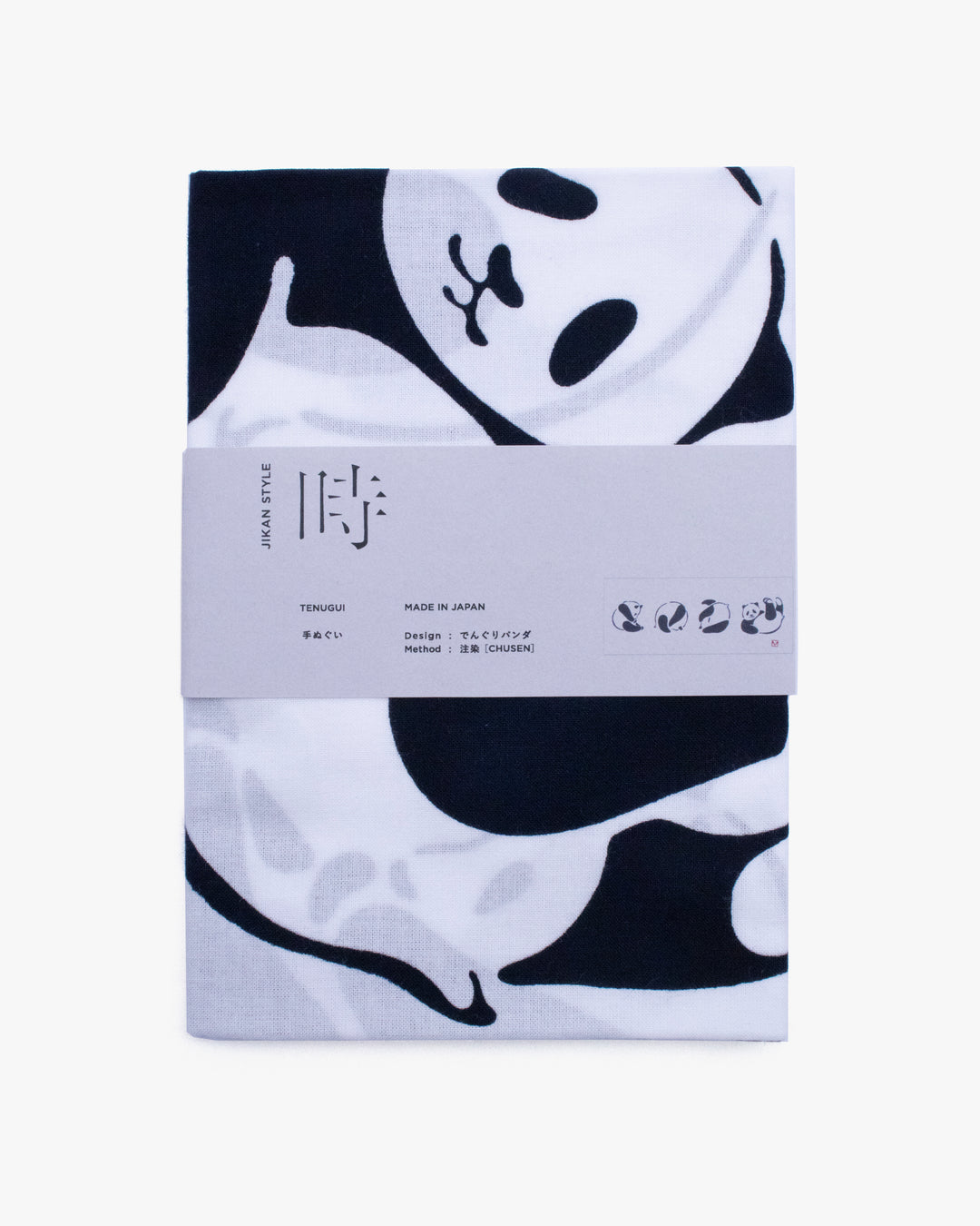 Tenugui, Chusen-Zome, Rolling Panda