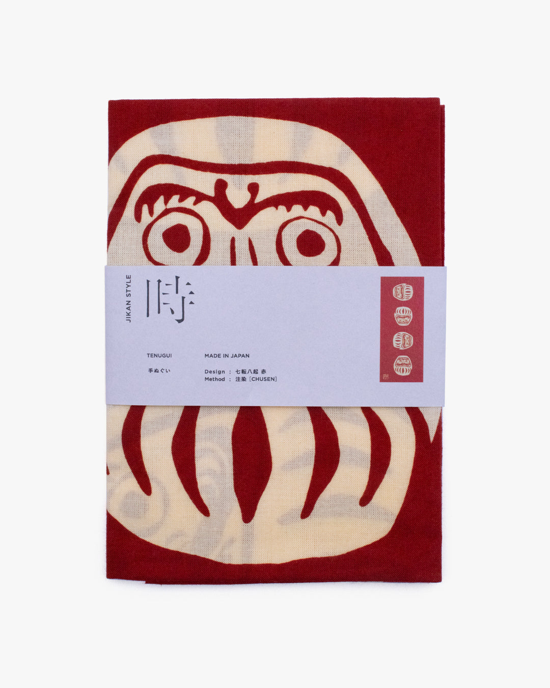 Tenugui, Chusen-Zome, Red Daruma