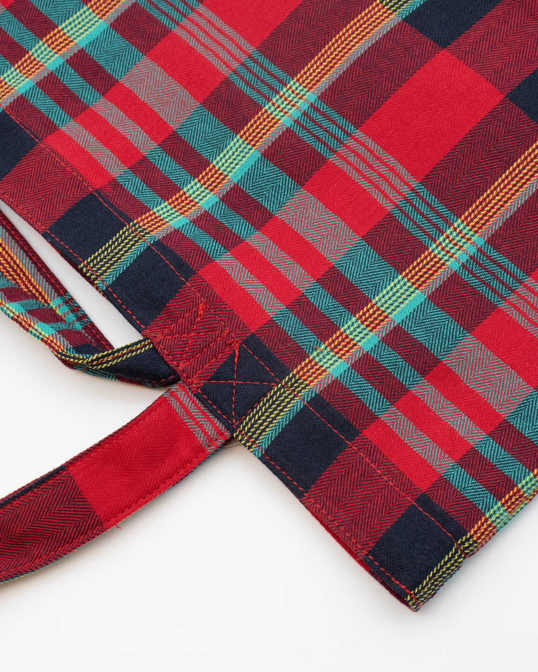 Wa Modern Tote, Red Plaid, Neko