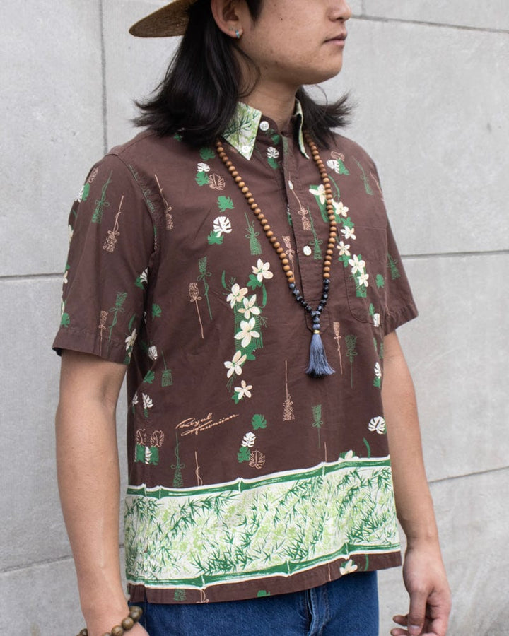 Japanese Repro Shirt, Aloha Short Sleeve, Royal Hawaiian - Sun Surf Brand, Flora - M