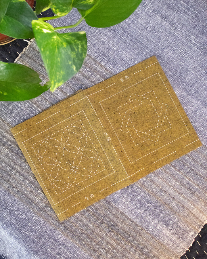 Olympus, Sashiko Coaster Collection, Brown