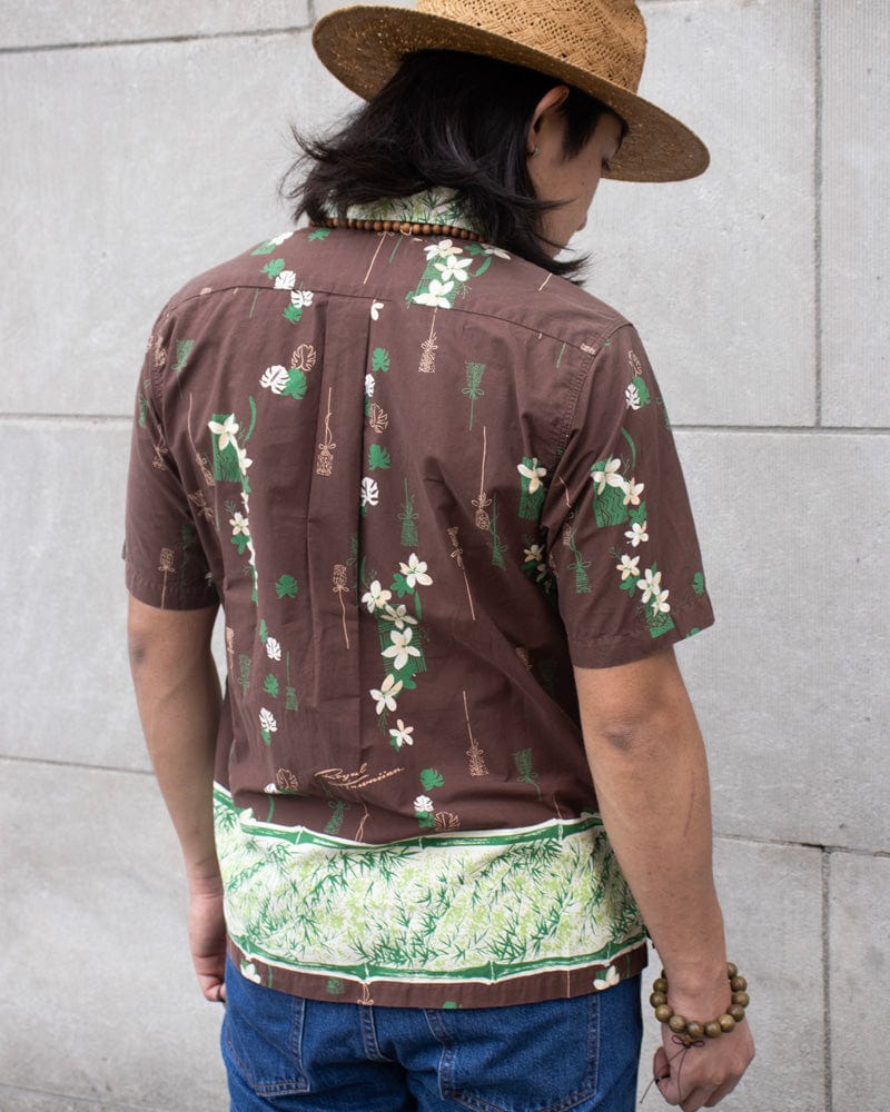 Japanese Repro Shirt, Aloha Short Sleeve, Royal Hawaiian - Sun Surf Brand, Flora - M