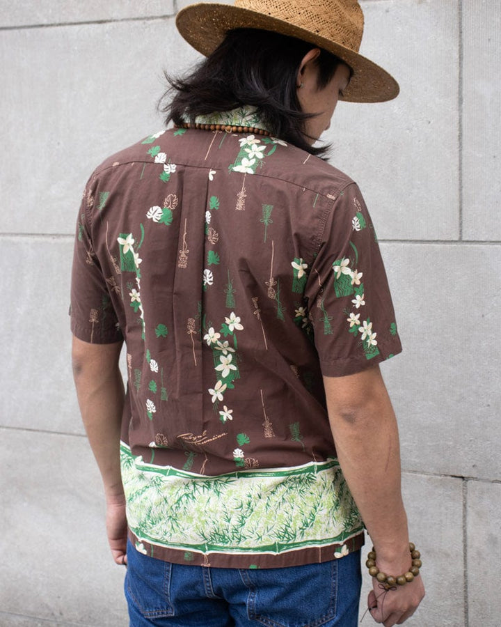 Japanese Repro Shirt, Aloha Short Sleeve, Royal Hawaiian - Sun Surf Brand, Flora - M