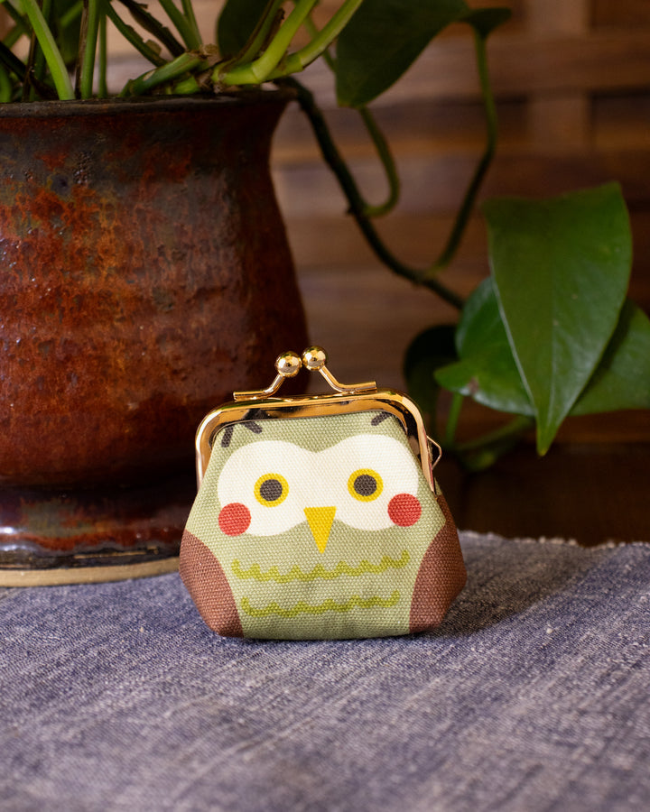 Wa Modern, Mini Coin Purse, Fukurou