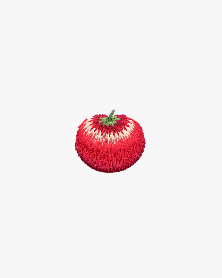 Embroidered Patch, Iron-on Applique, Tomato