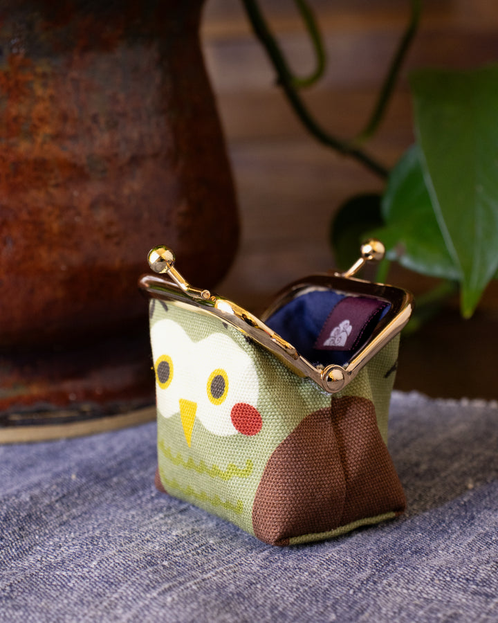 Wa Modern, Mini Coin Purse, Fukurou