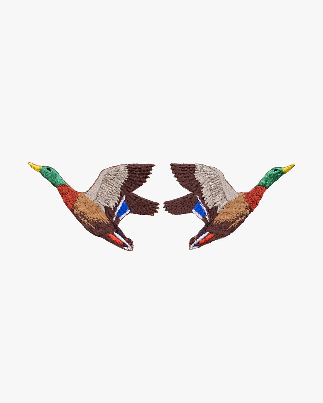 Embroidered Patch, Iron-on Applique, Mallard Duck