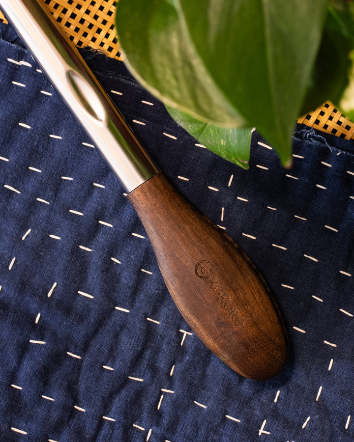 Kokoro Original, Wood and Stainless Steel Tongs