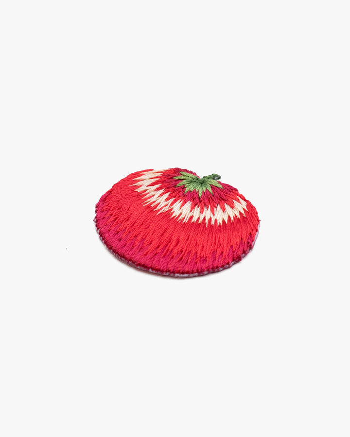 Embroidered Patch, Iron-on Applique, Tomato