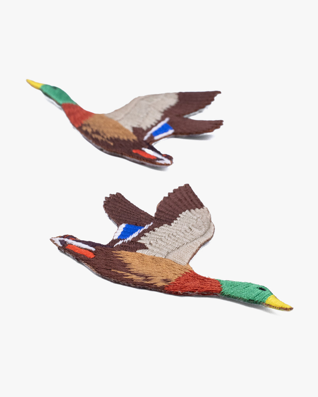 Embroidered Patch, Iron-on Applique, Mallard Duck