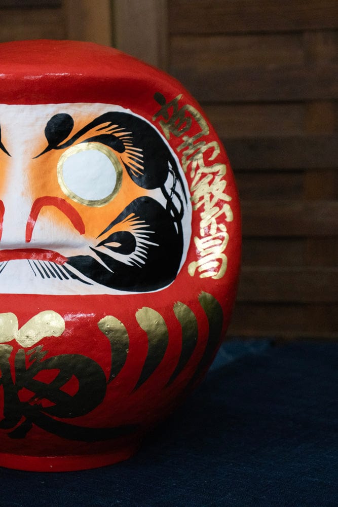 Takasaki Daruma, Red, Medium "6号”