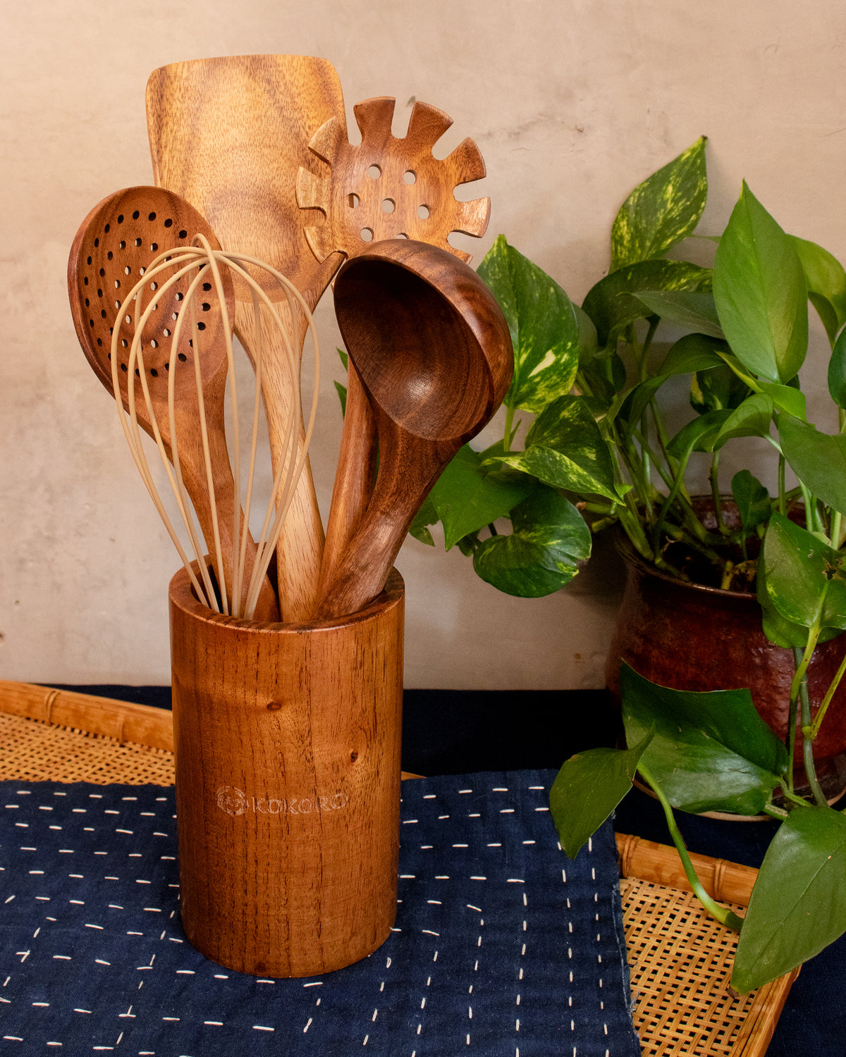 Kokoro Original, Teakwood Kitchenware Set