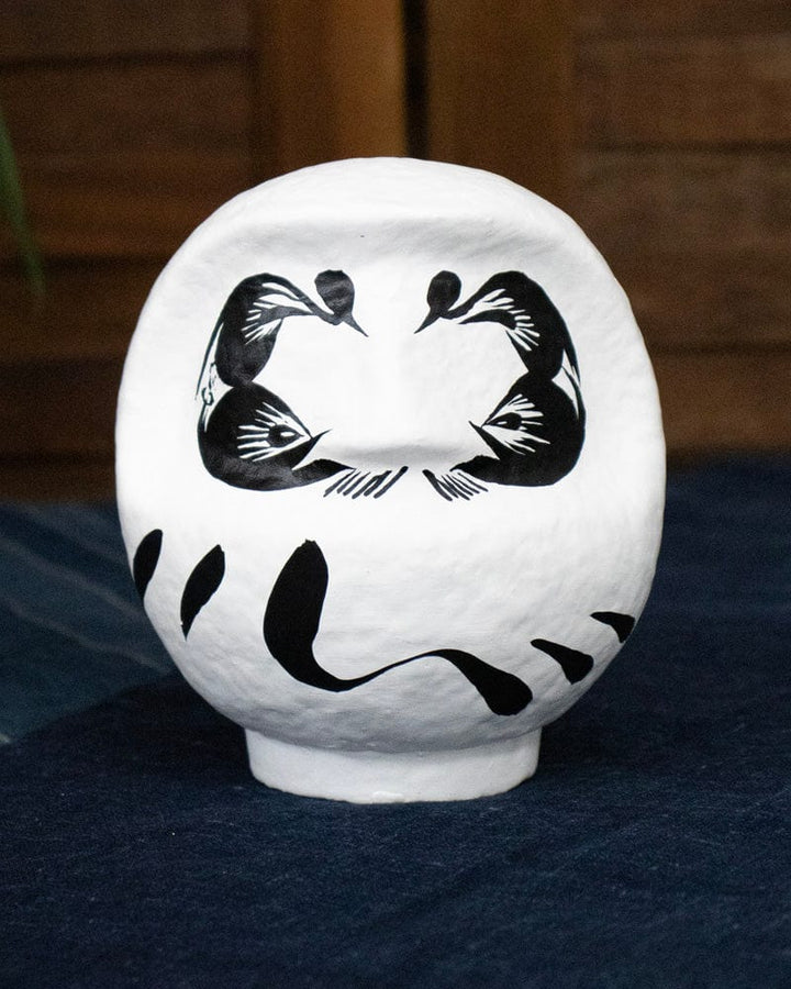 Takasaki Daruma, Designer's Series (Seven Downs & Eight Ups), White