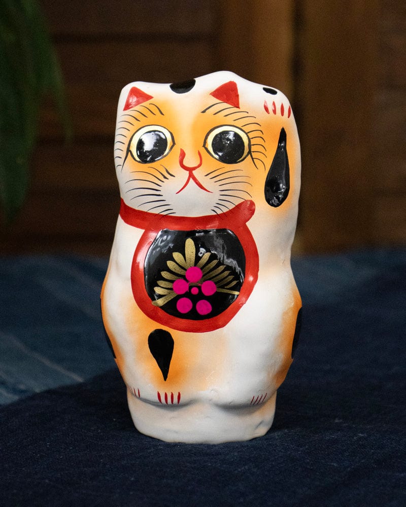 Takasaki Daruma, Maneki Neko, White, Extra Small